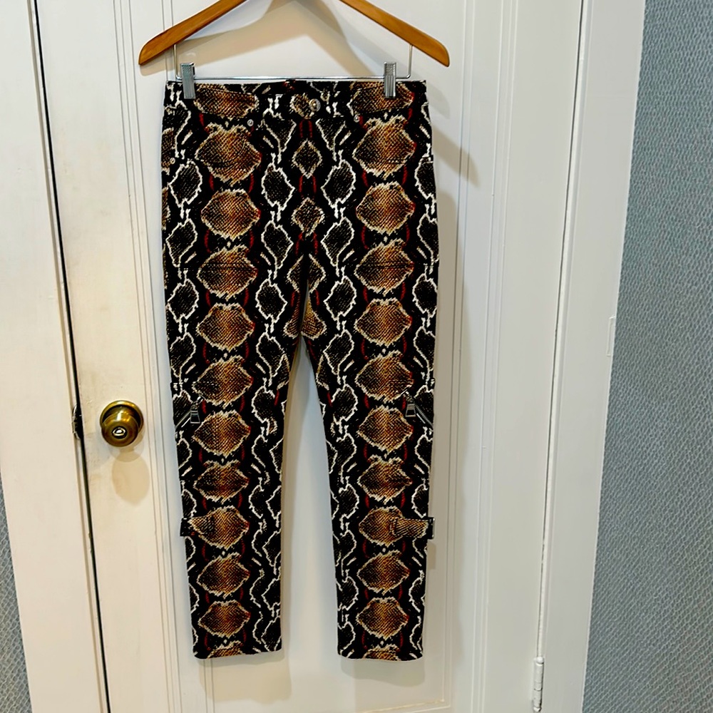 Burberry Cocoa Snake Pattern Pants - image 1
